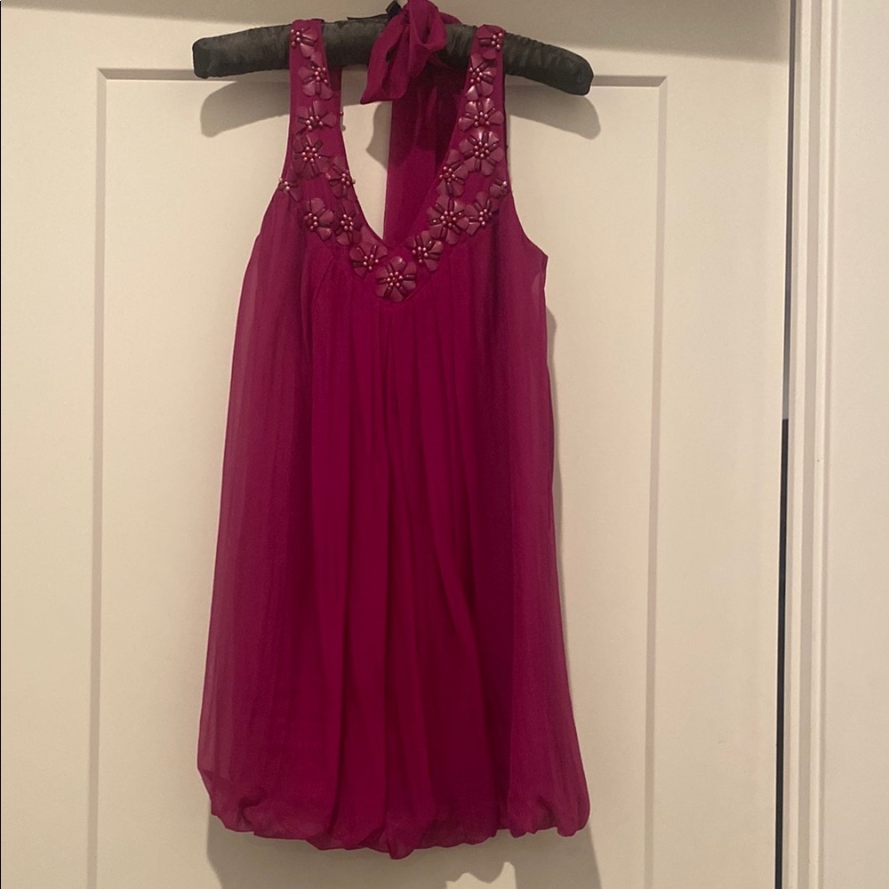 Rebecca Taylor bubble hem mini dress